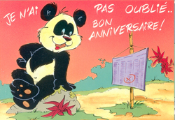 panda couleur
